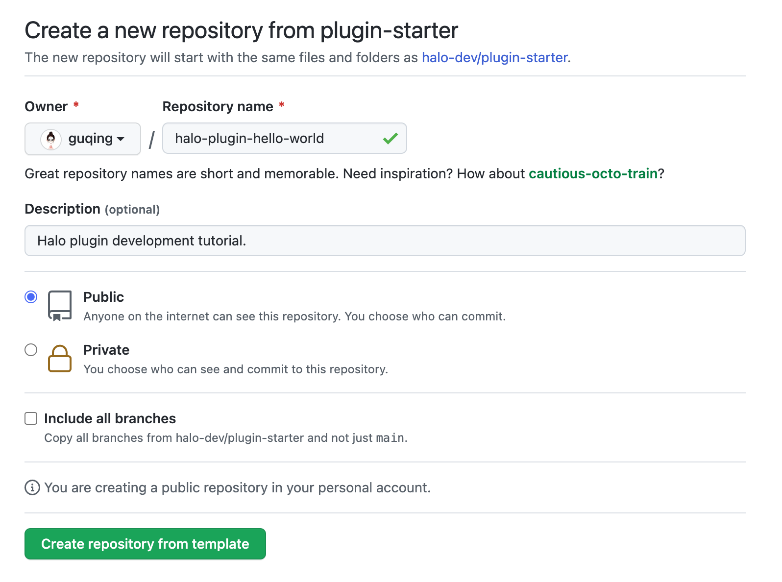 create-repository-for-hello-world-plugin